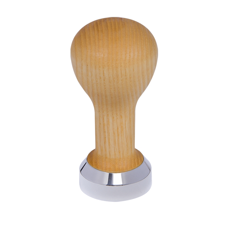 Buna café tamper, javor, olej, 41 mm, nerez lesk, plochý Buna café tamper, javor, olej, 41 mm, nerez lesk, plochý