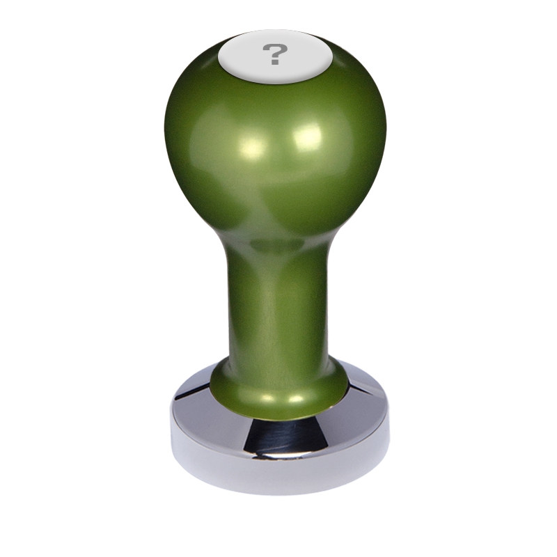 Buna café tamper, kov, zelený, VP, 51 mm, nerez lesk, plochý Buna café tamper, kov, zelený, VP, 51 mm, nerez lesk, plochý