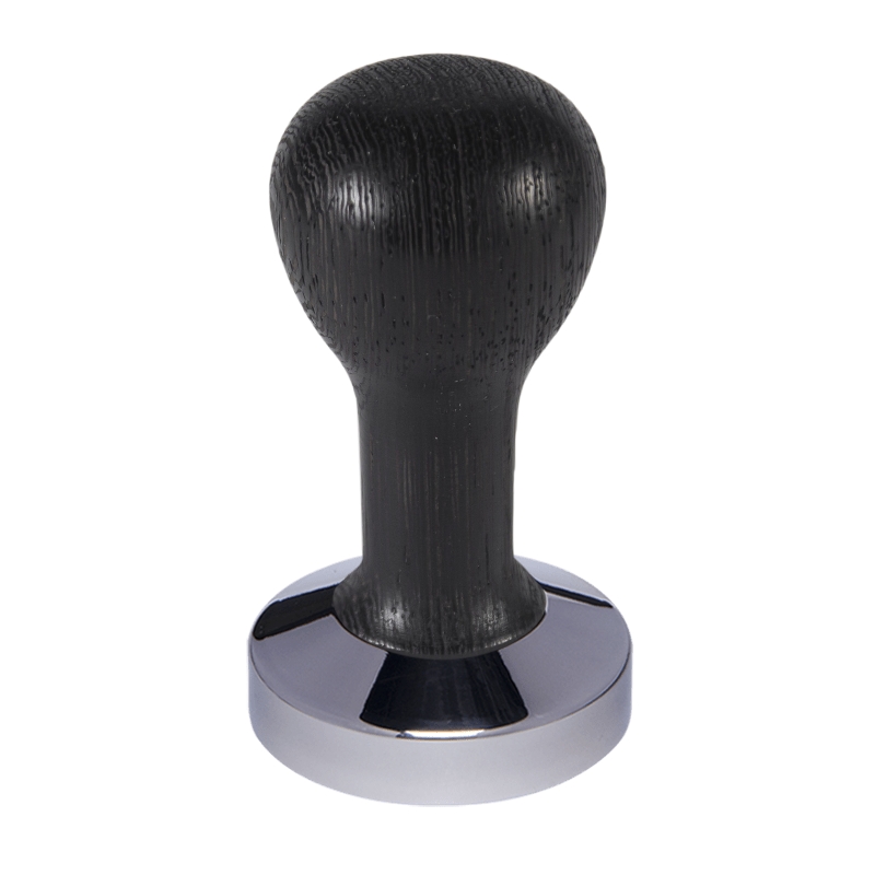 Buna café tamper, wenge, olej, 58.35 mm, nerez lesk, konvexní Buna café tamper, wenge, olej, 58.35 mm, nerez lesk, konvexní