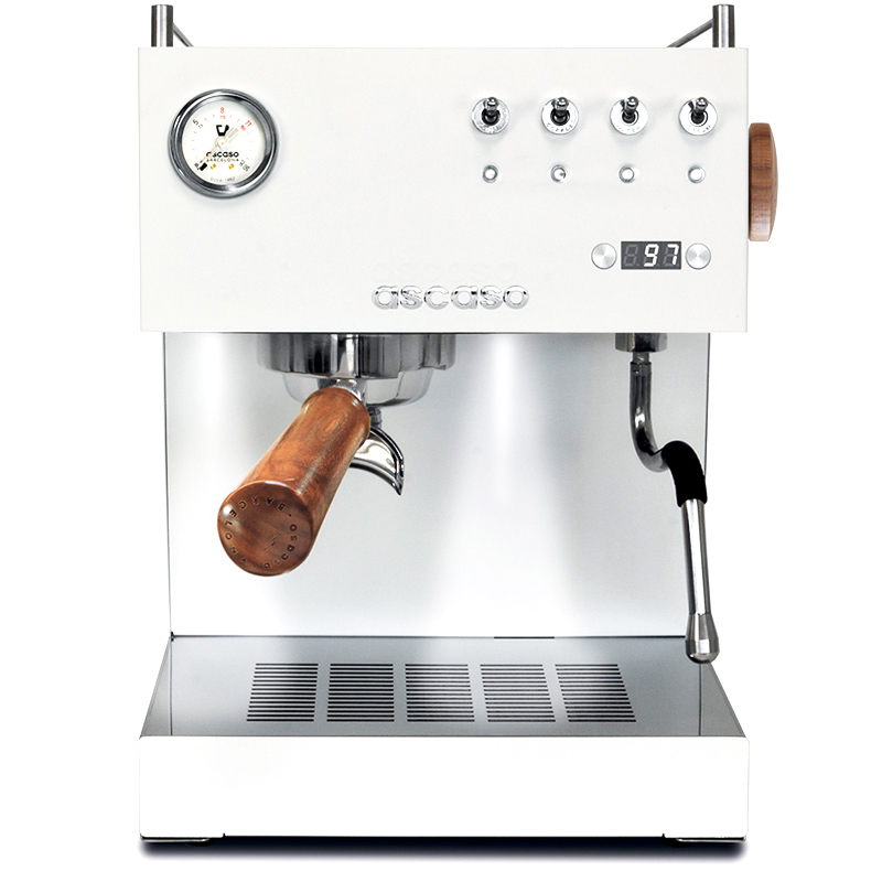 Ascaso Steel UNO PID, White&Wood Ascaso Steel UNO PID, White&Wood