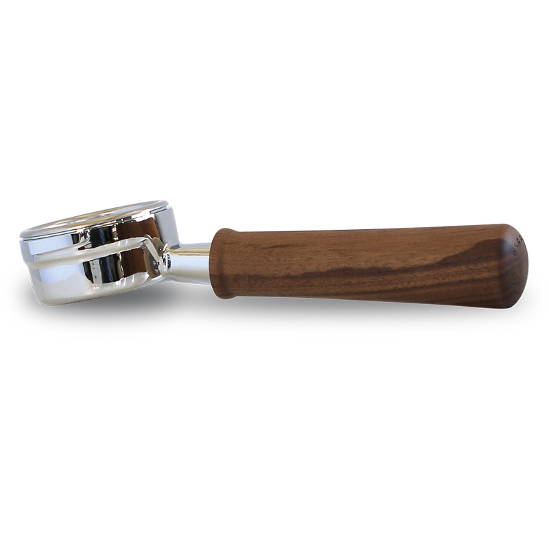 Ascaso Profi páka bez dna (bottomless portafilter), walnut Ascaso Profi páka bez dna (bottomless portafilter), walnut