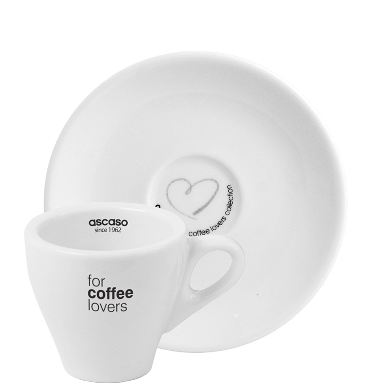 Ascaso šálek s podšálkem 60 ml (set 6 ks) Ascaso šálek s podšálkem 60 ml (set 6 ks)