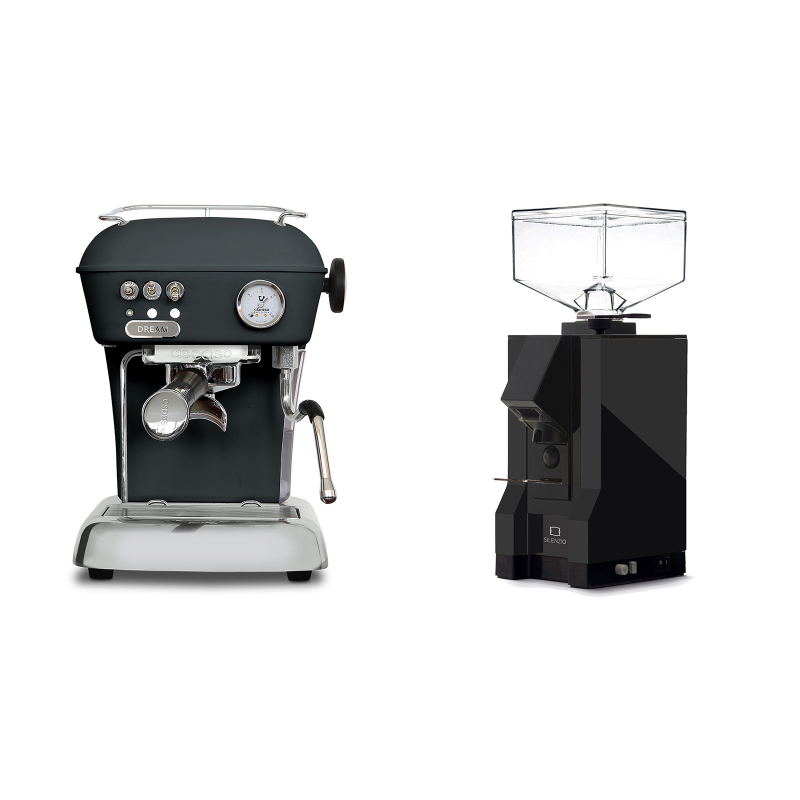 Ascaso Dream ONE, Anthracite + Eureka Mignon Silenzio, BL black Ascaso Dream ONE, Anthracite + Eureka Mignon Silenzio, BL black