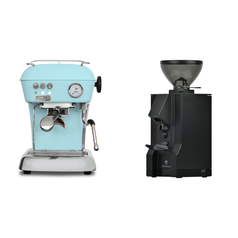 Ascaso Dream ONE, Kid Blue + Eureka Mignon Manuale, BL black Ascaso Dream ONE, Kid Blue + Eureka Mignon Manuale, BL black