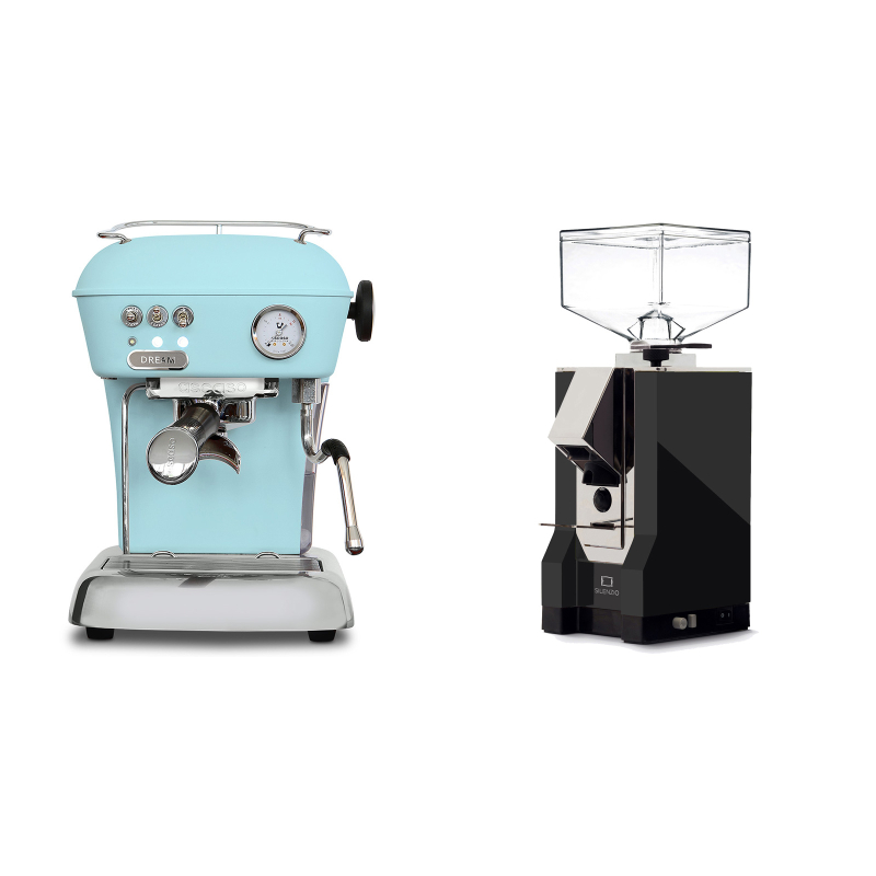 Ascaso Dream ONE, Kid Blue + Eureka Mignon Silenzio, CR black Ascaso Dream ONE, Kid Blue + Eureka Mignon Silenzio, CR black