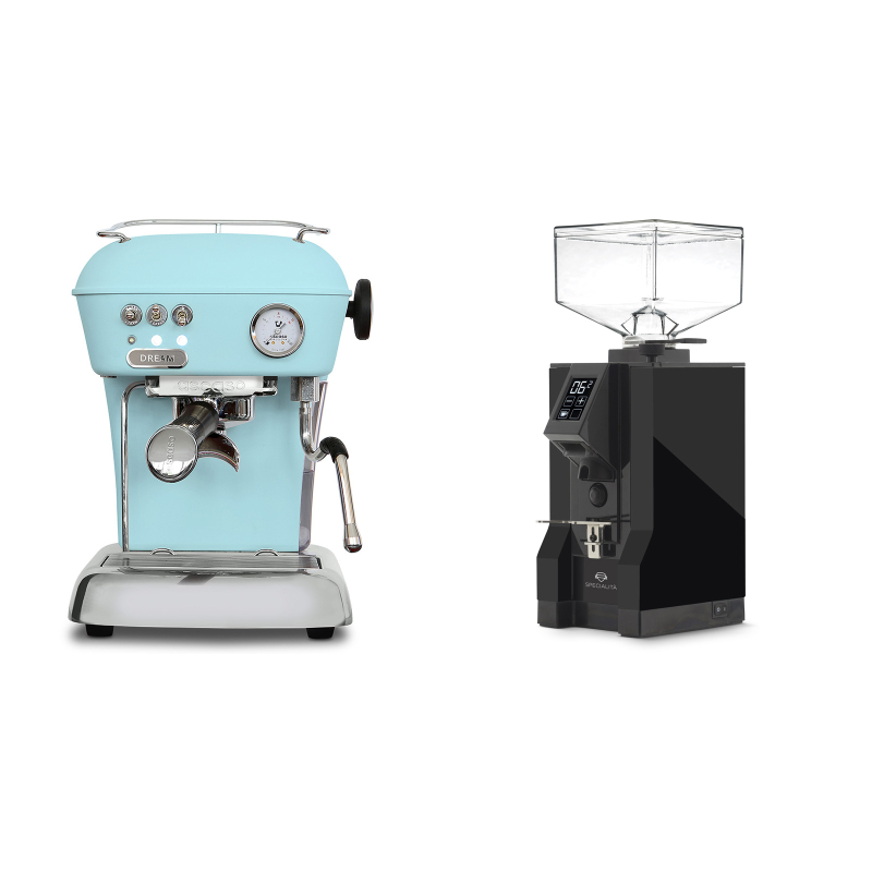 Ascaso Dream ONE, Kid Blue + Eureka Mignon Specialita, BL black Ascaso Dream ONE, Kid Blue + Eureka Mignon Specialita, BL black