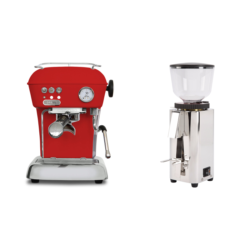 Ascaso Dream ONE, Love Red + ECM C-Manuale 54 Ascaso Dream ONE, Love Red + ECM C-Manuale 54