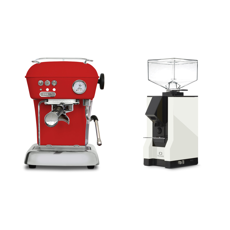 Ascaso Dream ONE, Love Red + Eureka Mignon Silenzio, BL white Ascaso Dream ONE, Love Red + Eureka Mignon Silenzio, BL white