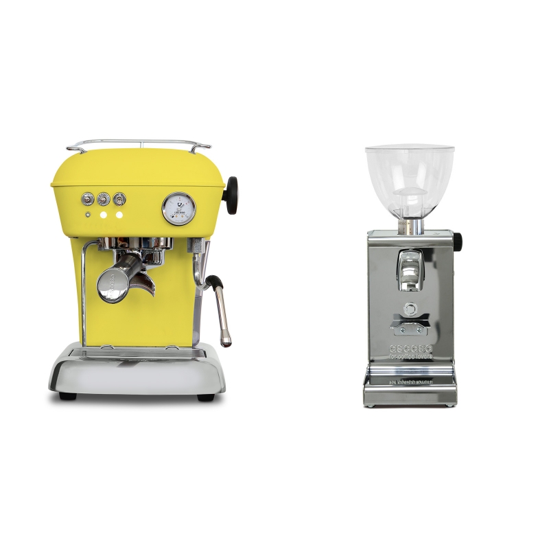 Ascaso Dream ONE, Sun Yellow + Ascaso i-steel, lesk Ascaso Dream ONE, Sun Yellow + Ascaso i-steel, lesk