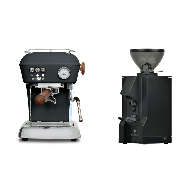 Ascaso Dream PID, Anthracite + Eureka Mignon Manuale, BL black Ascaso Dream PID, Anthracite + Eureka Mignon Manuale, BL black