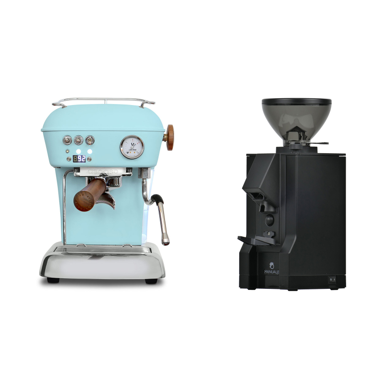 Ascaso Dream PID, Kid Blue + Eureka Mignon Manuale, BL black Ascaso Dream PID, Kid Blue + Eureka Mignon Manuale, BL black