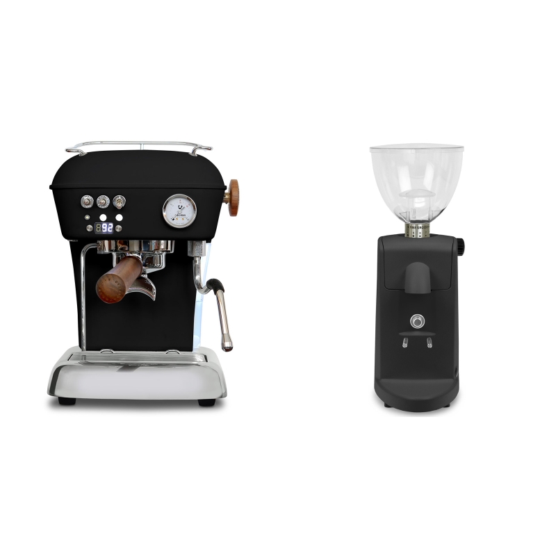 Ascaso Dream PID, Dark Black + Ascaso i-mini i1, černá Ascaso Dream PID, Dark Black + Ascaso i-mini i1, černá