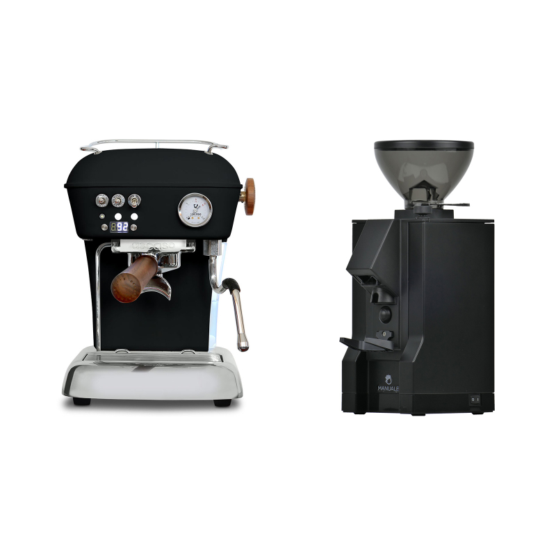 Ascaso Dream PID, Dark Black + Eureka Mignon Manuale, BL black Ascaso Dream PID, Dark Black + Eureka Mignon Manuale, BL black