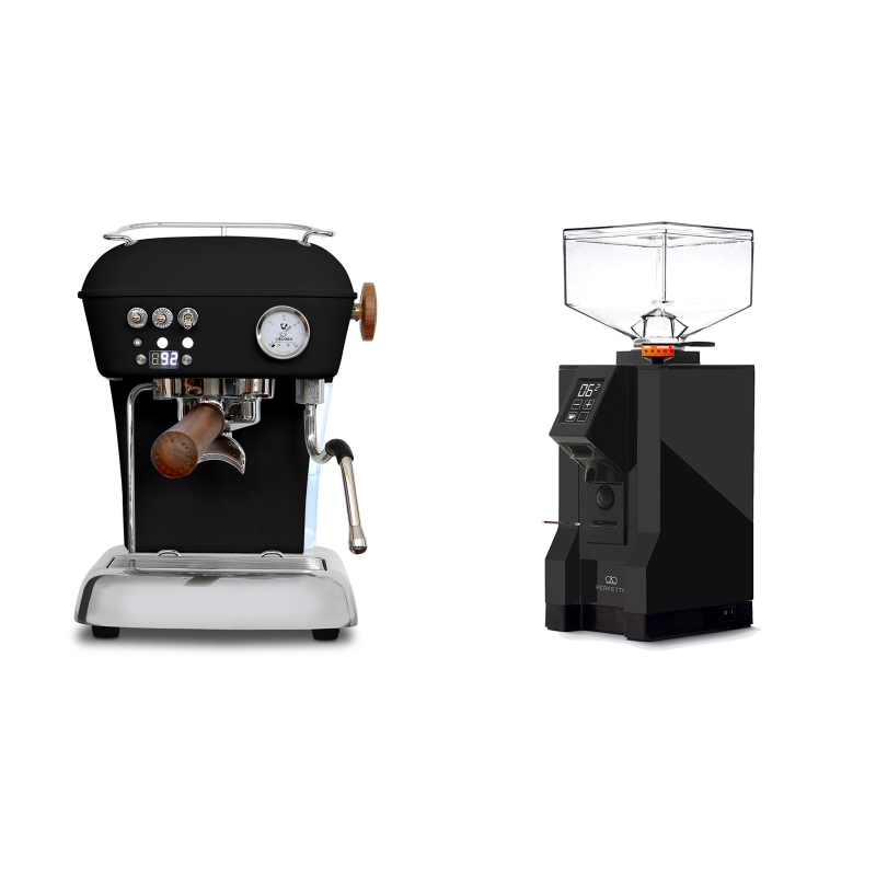 Ascaso Dream PID, Dark Black + Eureka Mignon Perfetto, BL black Ascaso Dream PID, Dark Black + Eureka Mignon Perfetto, BL black