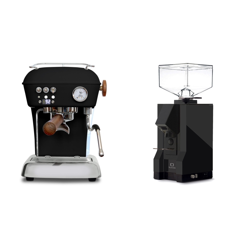 Ascaso Dream PID, Dark Black + Eureka Mignon Silenzio, BL black Ascaso Dream PID, Dark Black + Eureka Mignon Silenzio, BL black