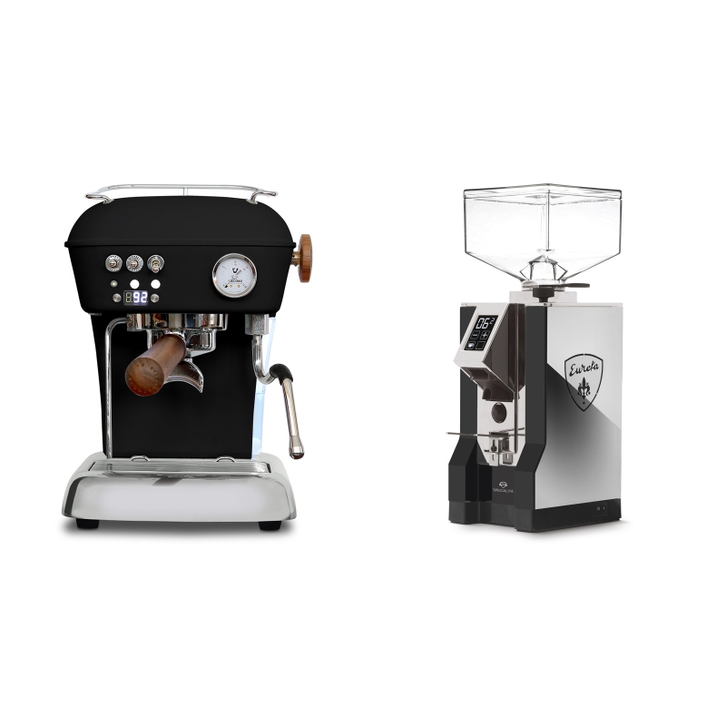 Ascaso Dream PID, Dark Black + Eureka Mignon Specialita, NX black Ascaso Dream PID, Dark Black + Eureka Mignon Specialita, NX black