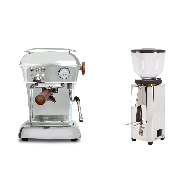 Ascaso Dream PID, leštěný hliník + ECM C-Manuale 54 Ascaso Dream PID, leštěný hliník + ECM C-Manuale 54