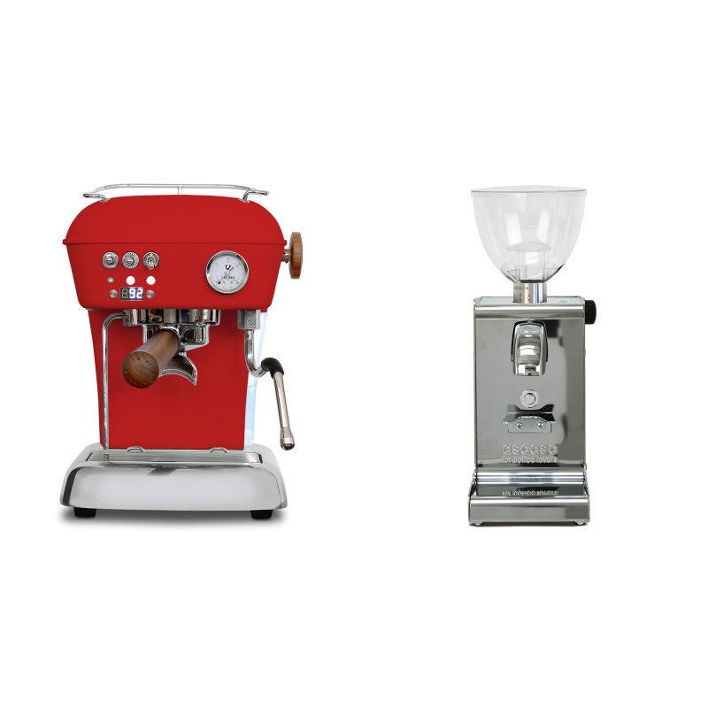 Ascaso Dream PID, Love Red + Ascaso i-steel, lesk Ascaso Dream PID, Love Red + Ascaso i-steel, lesk
