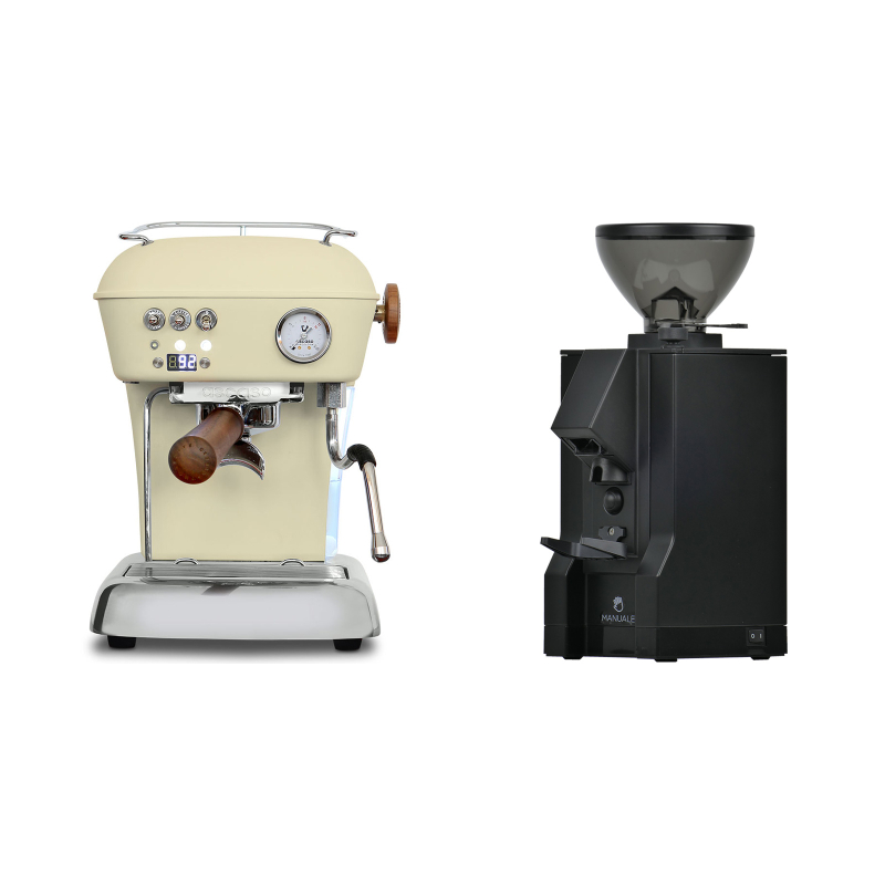 Ascaso Dream PID, Sweet Cream + Eureka Mignon Manuale, BL black Ascaso Dream PID, Sweet Cream + Eureka Mignon Manuale, BL black
