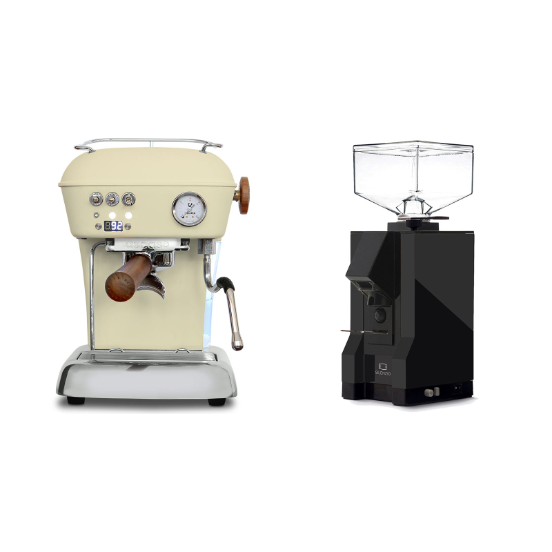 Ascaso Dream PID, Sweet Cream + Eureka Mignon Silenzio, BL black Ascaso Dream PID, Sweet Cream + Eureka Mignon Silenzio, BL black