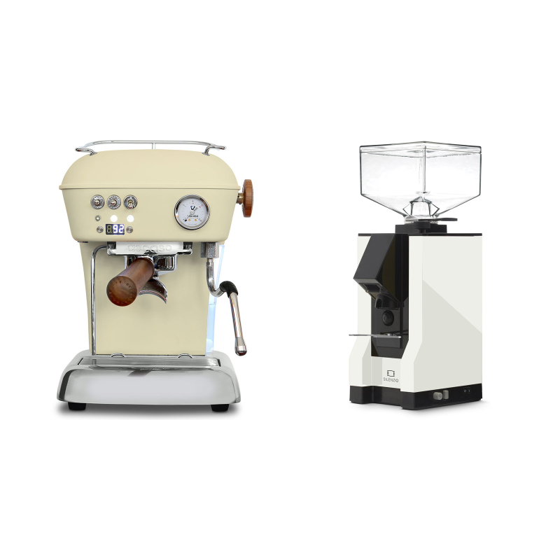 Ascaso Dream PID, Sweet Cream + Eureka Mignon Silenzio, BL white Ascaso Dream PID, Sweet Cream + Eureka Mignon Silenzio, BL white