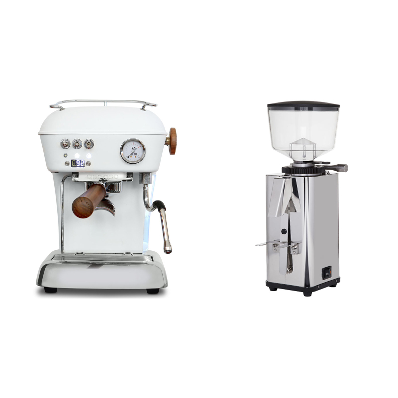 Ascaso Dream PID, Cloud White + ECM S-Manuale 64 Ascaso Dream PID, Cloud White + ECM S-Manuale 64