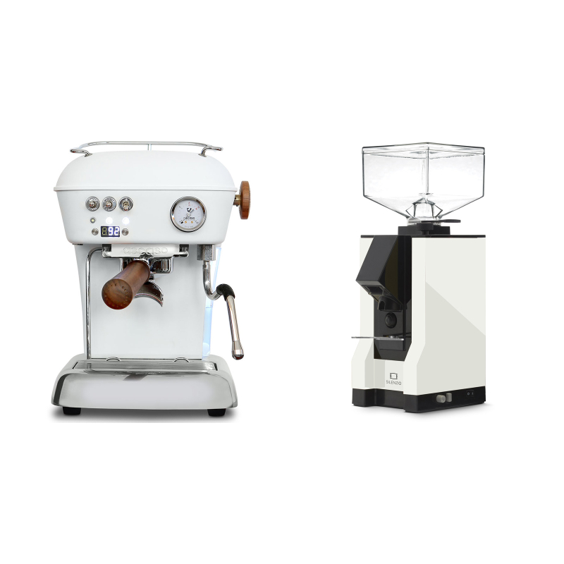 Ascaso Dream PID, Cloud White + Eureka Mignon Silenzio, BL white Ascaso Dream PID, Cloud White + Eureka Mignon Silenzio, BL white