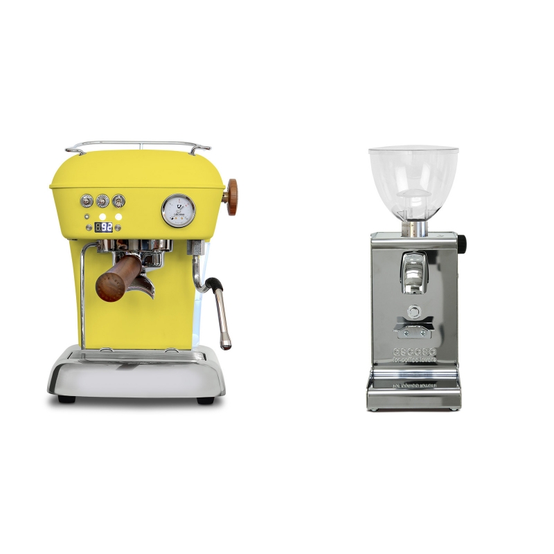 Ascaso Dream PID, Sun Yellow + Ascaso i-steel, lesk Ascaso Dream PID, Sun Yellow + Ascaso i-steel, lesk