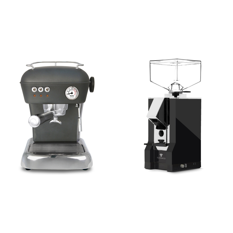 Ascaso Dream, Anthracite + Eureka Mignon Classico, CR black Ascaso Dream, Anthracite + Eureka Mignon Classico, CR black