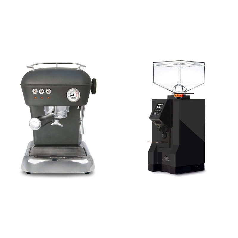 Ascaso Dream, Anthracite + Eureka Mignon Perfetto, BL black Ascaso Dream, Anthracite + Eureka Mignon Perfetto, BL black