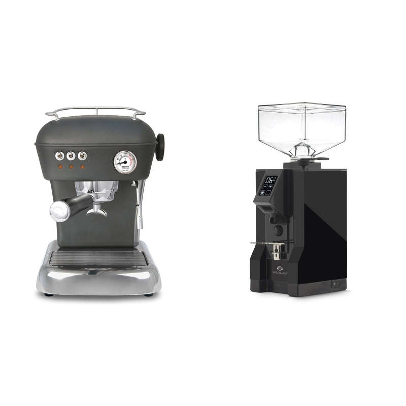 Ascaso Dream ZERO, Anthracite + Eureka Mignon Specialita, BL black Ascaso Dream ZERO, Anthracite + Eureka Mignon Specialita, BL black