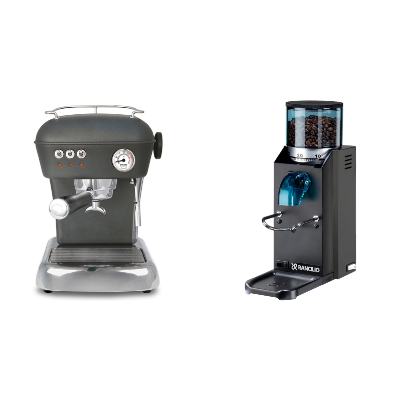 Ascaso Dream, Anthracite + Rancilio Rocky Doserless, černá Ascaso Dream, Anthracite + Rancilio Rocky Doserless, černá