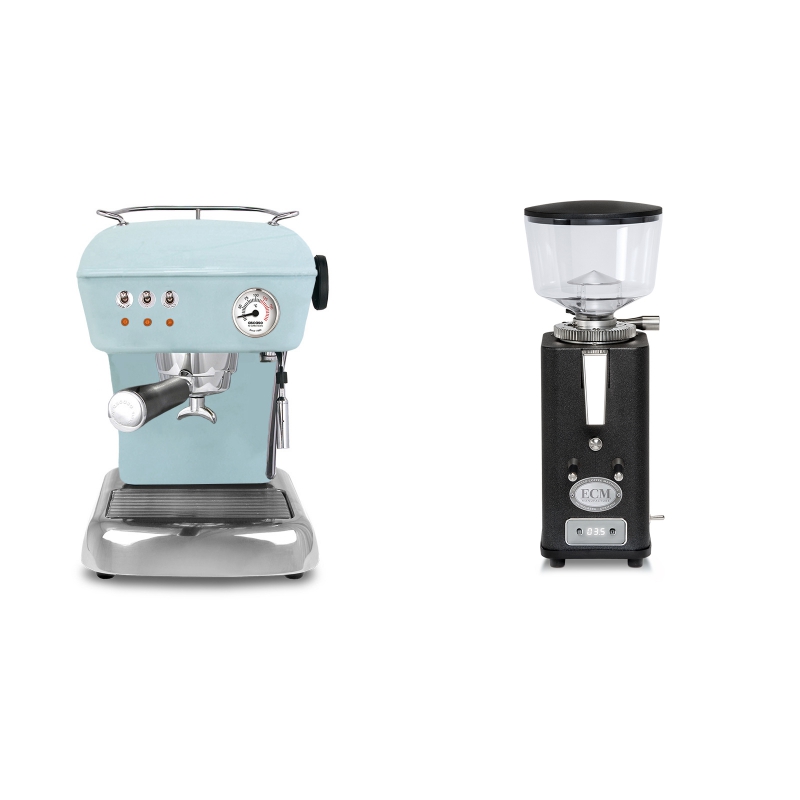 Ascaso Dream, Kid Blue + ECM S-Automatik 64, anthracite Ascaso Dream, Kid Blue + ECM S-Automatik 64, anthracite