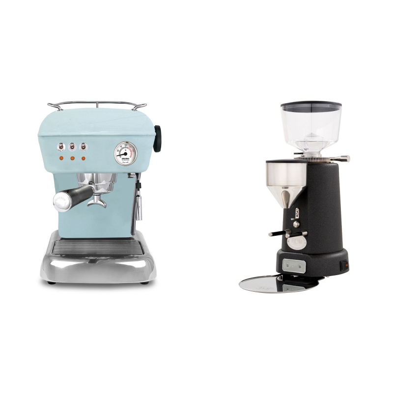 Ascaso Dream, Kid Blue + ECM V-Titan 64, anthracite Ascaso Dream, Kid Blue + ECM V-Titan 64, anthracite