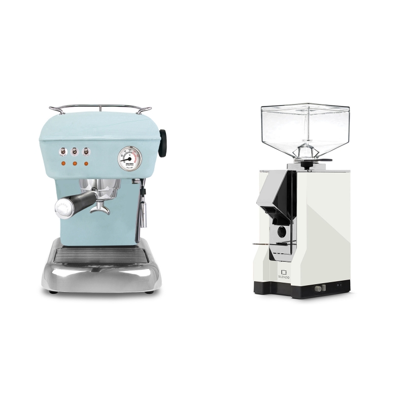 Ascaso Dream ZERO, Kid Blue + Eureka Mignon Silenzio, CR white Ascaso Dream ZERO, Kid Blue + Eureka Mignon Silenzio, CR white
