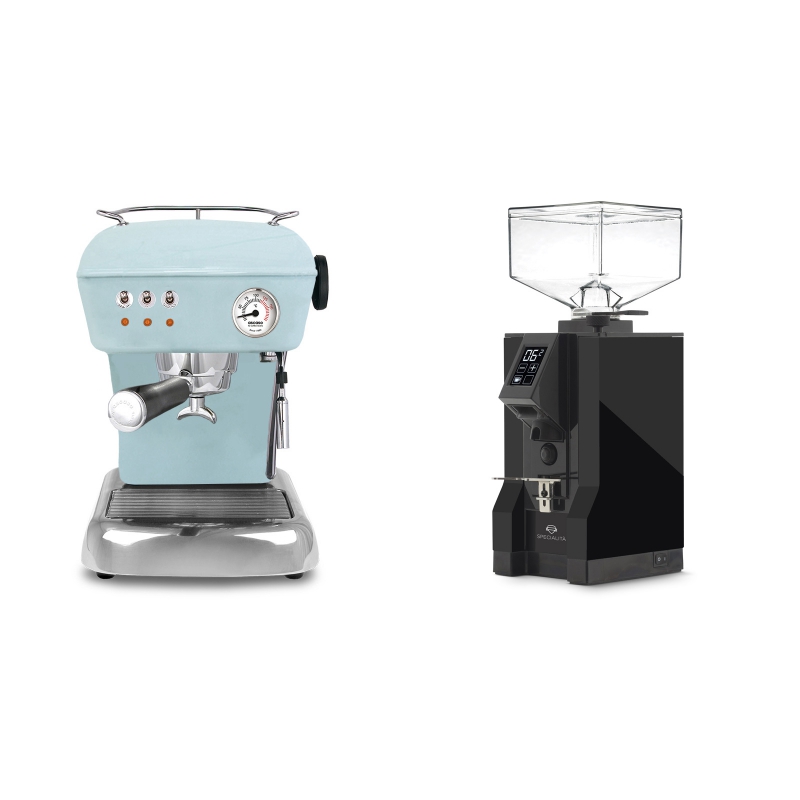 Ascaso Dream, Kid Blue + Eureka Mignon Specialita, BL black Ascaso Dream, Kid Blue + Eureka Mignon Specialita, BL black