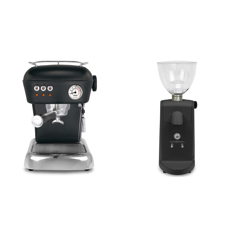 Ascaso Dream, Dark Black + Ascaso i-mini i1, černá Ascaso Dream, Dark Black + Ascaso i-mini i1, černá