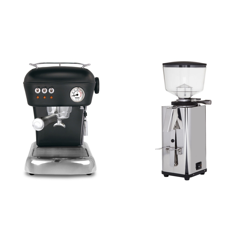 Ascaso Dream ZERO, Dark Black + ECM S-Manuale 64 Ascaso Dream ZERO, Dark Black + ECM S-Manuale 64