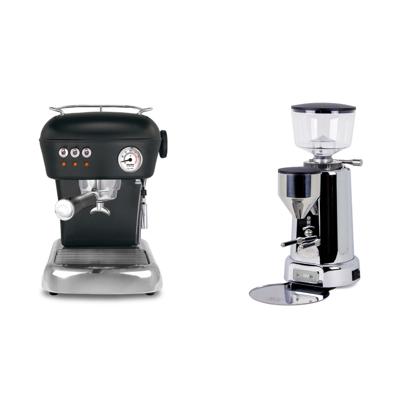 Ascaso Dream ZERO, Dark Black + ECM V-Titan 64 Ascaso Dream ZERO, Dark Black + ECM V-Titan 64