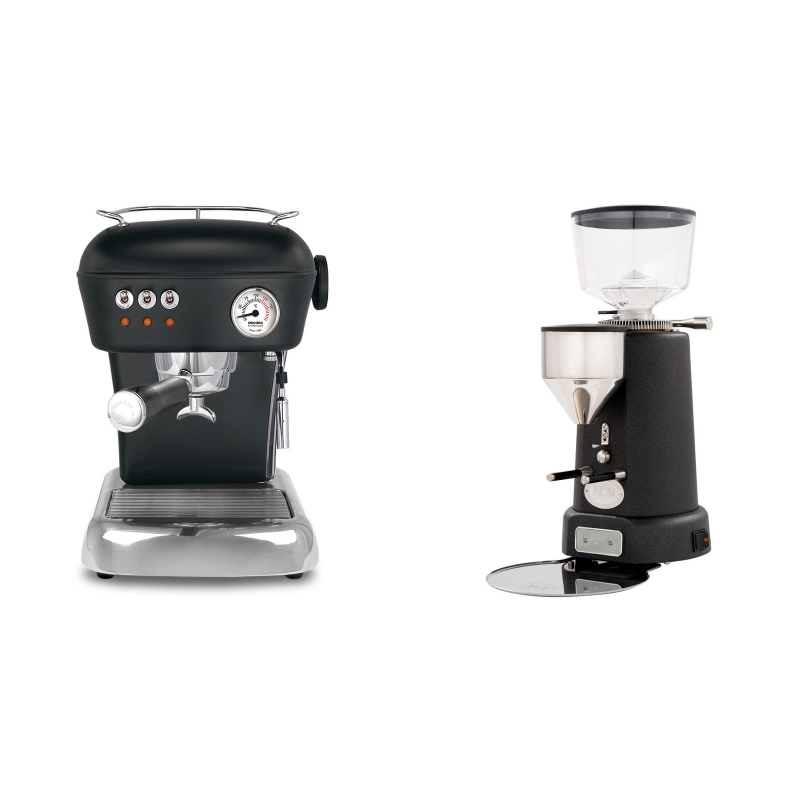 Ascaso Dream, Dark Black + ECM V-Titan 64, anthracite Ascaso Dream, Dark Black + ECM V-Titan 64, anthracite