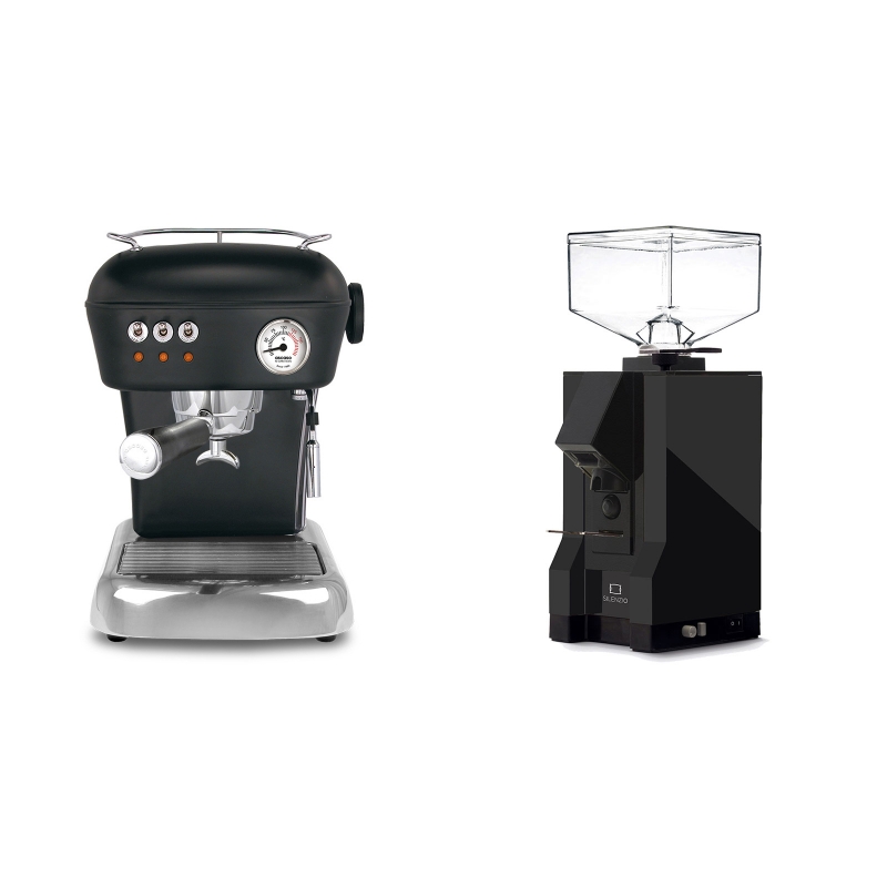 Ascaso Dream, Dark Black + Eureka Mignon Silenzio, BL black Ascaso Dream, Dark Black + Eureka Mignon Silenzio, BL black