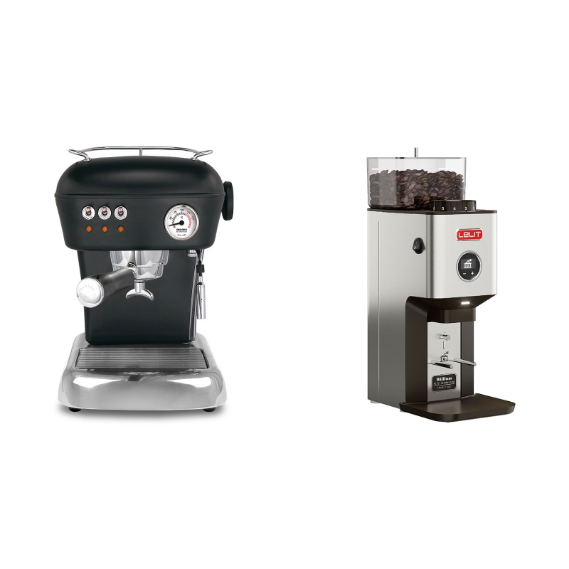 Ascaso Dream, Dark Black + Lelit William PL72 Ascaso Dream, Dark Black + Lelit William PL72