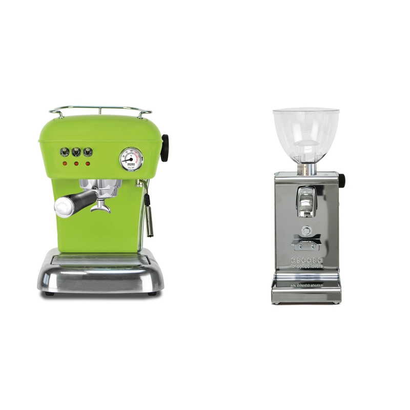 Ascaso Dream, Fresh Pistachio + Ascaso i-steel, lesk Ascaso Dream, Fresh Pistachio + Ascaso i-steel, lesk