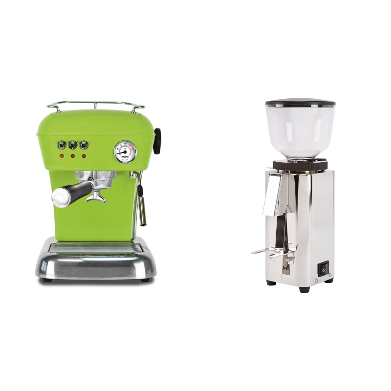 Ascaso Dream, Fresh Pistachio + ECM C-Manuale 54 Ascaso Dream, Fresh Pistachio + ECM C-Manuale 54