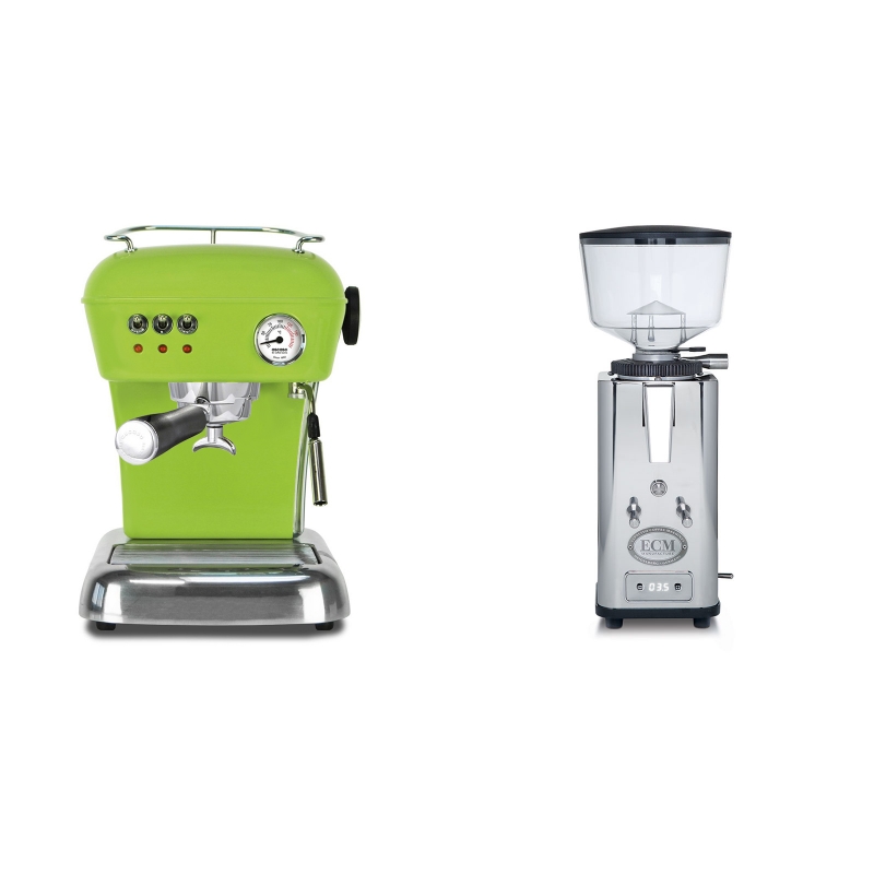 Ascaso Dream, Fresh Pistachio + ECM S-Automatik 64 Ascaso Dream, Fresh Pistachio + ECM S-Automatik 64
