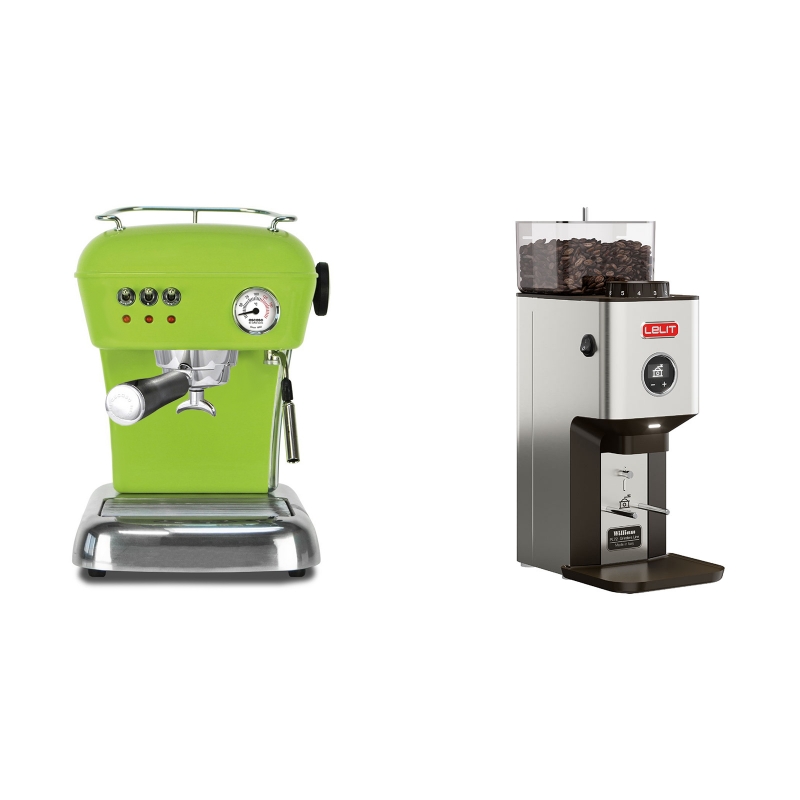 Ascaso Dream, Fresh Pistachio + Lelit William PL72 Ascaso Dream, Fresh Pistachio + Lelit William PL72