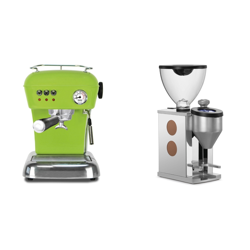 Ascaso Dream, Fresh Pistachio + Rocket Espresso FAUSTINO, copper Ascaso Dream, Fresh Pistachio + Rocket Espresso FAUSTINO, copper