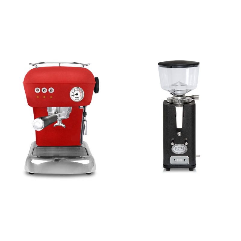 Ascaso Dream, Love Red + ECM S-Automatik 64, anthracite Ascaso Dream, Love Red + ECM S-Automatik 64, anthracite