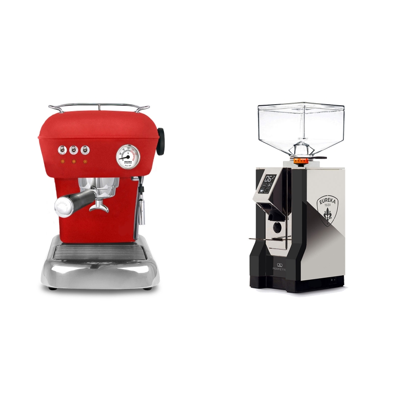 Ascaso Dream, Love Red + Eureka Mignon Perfetto, NX black Ascaso Dream, Love Red + Eureka Mignon Perfetto, NX black