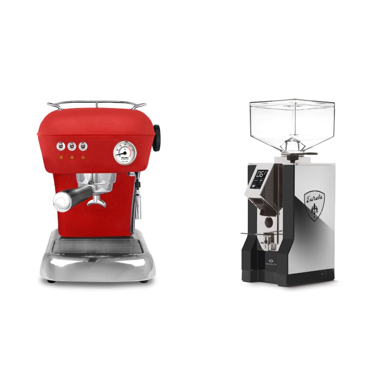 Ascaso Dream, Love Red + Eureka Mignon Specialita, NX black Ascaso Dream, Love Red + Eureka Mignon Specialita, NX black